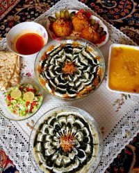 ناهار ظهر تاسوعا خونه مادرشوهرم