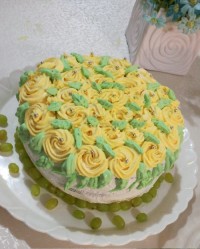 کیک خامه یی