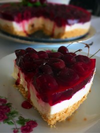 چیز کیک آلبالو