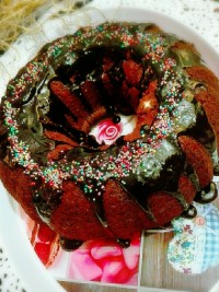 کیک شکلاتی با رویه گاناش