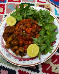 خوراک جگر گوسفند