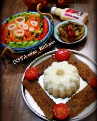 کباب_تابه ای_ ترشی_بامیه