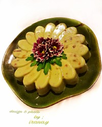 دسر میوه خامه ای