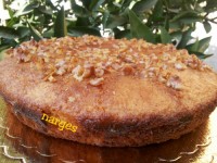 کیک گردویی با خامه