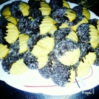 شیرینی چنگالی ک برا جشن نیمه شعبان درست کردم