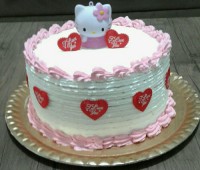 کیک تولد کیتی سفارش دوست عزیزم واسه دختر نازش