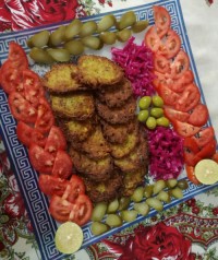 کوکوی سیب زمینی خام