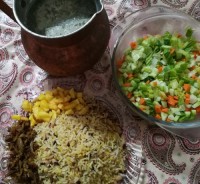 چلو دیزی کاشانی