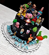 کیک روزکودک برای دخترنازنینم نیکا