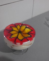 دسر پان_اسپانیا با روکش ژله بریلو