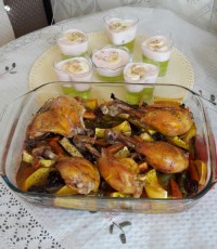 خوراک مرغ و اسفناج