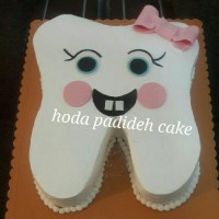 کیک دندونی دخترونه