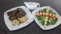 دلمه برگ مو وکلم