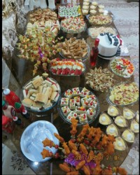 میز شام تولد همسرم عزیزم