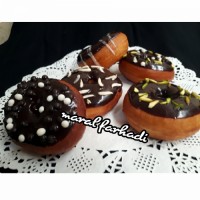 مینی دونات با رویه شکلات نوتلا