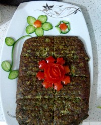 کوکو سبزی ساده من