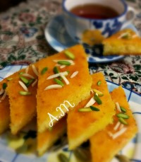 کیک باقلواشربتی