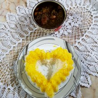 ❣پلو✔ قورمه سبزی❣