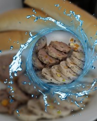 کالباس مرغ و کالباس گوشت خانگی