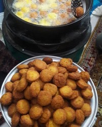 فلافل با سس انبه