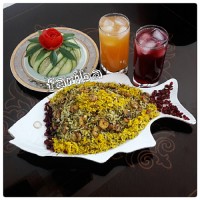 پلومیگو هواری و سالادبقچه ای