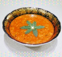 سوپ گوجه فرنگی با برنج
