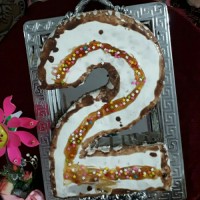 کیک تولد دوسالگی پسرم