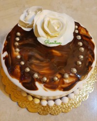 روکش کردن کیک با ژله بستنی