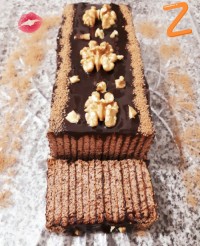 کیک یخچالی این دفعه کامل شکلاتی