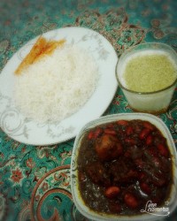 قرمه سبزی نهار امروز من