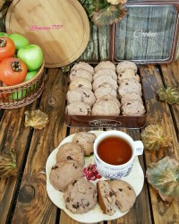 کوکی لاهیجان .کوکی کشمش و گردو