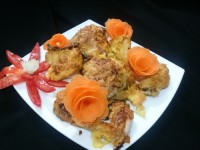 مرغ برشته با پنیر