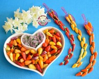 ترشی فلفل رنگی آتشین