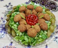 شام امشبمون فلافل خوشمزه