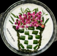 ماست و خیار قالبی