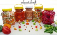 ترشی گل کلم مخلوط