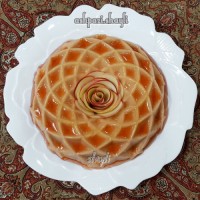دسر هلو با ژله