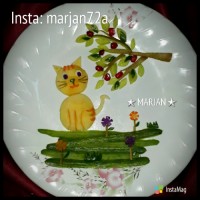 تزیین بشقاب میوه کودک