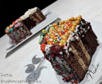 برش خورده ی کیک یخچالی