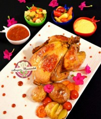 مرغ بریان نمکی