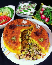 تهچین مرغ