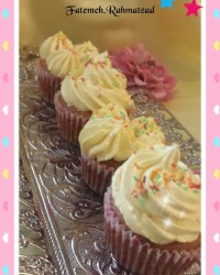 کاپ کیک کدو حلوایی با رویه پنیر خامه ای