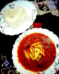 خورشت قیمه ناهار امروزم