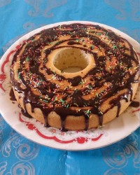 کیک سفیده تخم مرغ