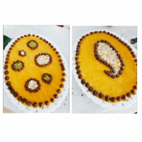 حلوا مامان پز به مناسبت اربعین تزیینش کار خودمه?