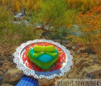 ژله با شیر