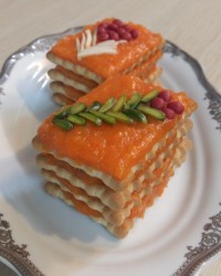 کیک یخچالی هویج