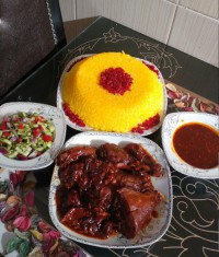 خورشت مرغ ناردون