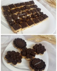 برشتوک نخودچی شکلاتی شیرینی_عید خودمپز ? خوشمزه تزیین ایده