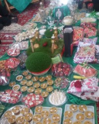 سفره حضرت قاسم ع نذر مادربزرگ عزیزم